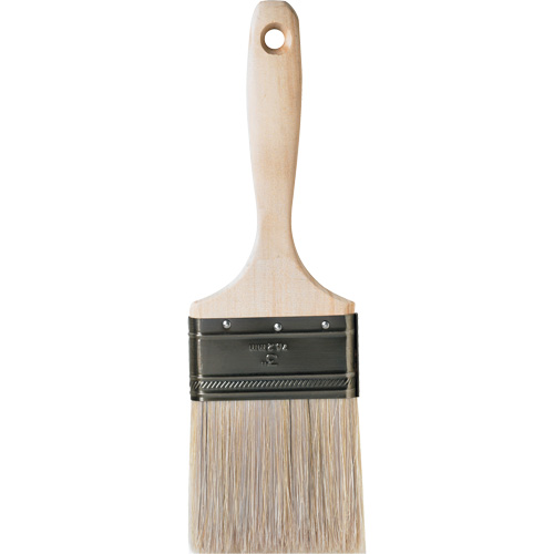 One Coat Trim & Wall Brush, White China, Wood Handle, 3" Width Seaboard Timber Mart