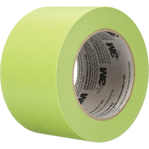 Industrial Painter's Tape 205, 72 mm (2-4/5") x 55 m (180'), Green Seaboard Timber Mart