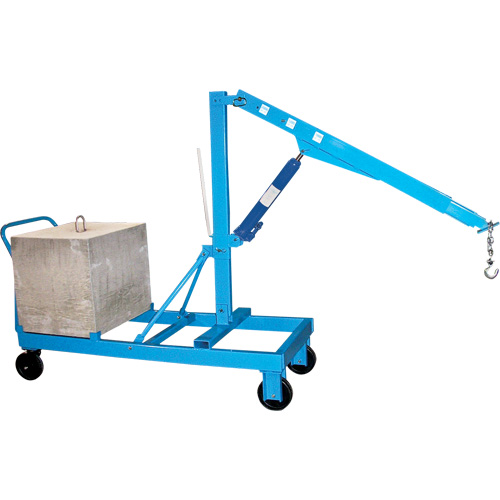 Potences de levage - Fl&egrave;che inverse, Lev&eacute;e 8', 1000 lb (0,5 tonne), 57" bras, 78" ha Seaboard Timber Mart