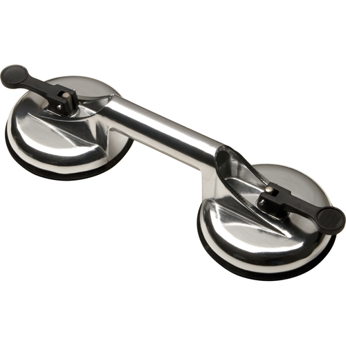 Ventouses de levage manuel - Ventouses doubles, 66 lb Capacit&eacute;, 4-5/8", Levier, 13" Longueur de la manche Seaboard Timber Mart