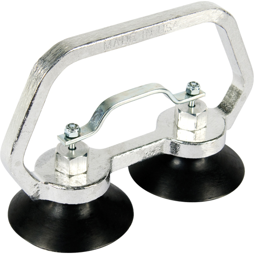 Appareils &agrave; ventouses - Ventouse double industrielle, 30 lb Capacit&eacute;, 3", Barre &agrave; tirer, 7" Longueur de la manche Seaboard Timber Mart