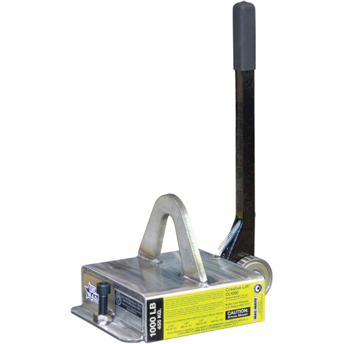 Creative Lift&reg; Magnets, 1000 lbs. (0.5 tons) Holding Cap., 10-3/4" L x 7-1/4" W x 6-3/4" H Seaboard Timber Mart