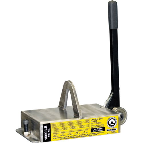 Creative Lift&reg; Magnets, 1500 lbs. (0.75 tons) Holding Cap., 14-3/4" L x 7-1/4" W x 6-3/4" H Seaboard Timber Mart