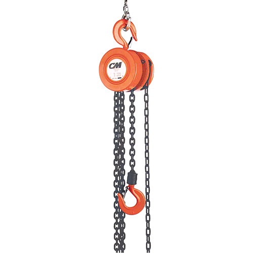 Chain Hoist, 8' Lift, 6000 lbs. (3 tons) Capacity, Steel Chain Seaboard Timber Mart