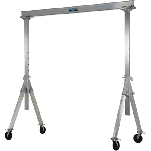 Grue mobile ajustable en aluminium, 10' lo, Capacit&eacute; 2000 lb (1 tonne) Seaboard Timber Mart
