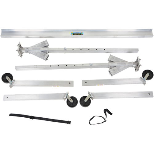 Grue mobile ajustable en aluminium, 10' lo, Capacit&eacute; 2000 lb (1 tonne) Seaboard Timber Mart