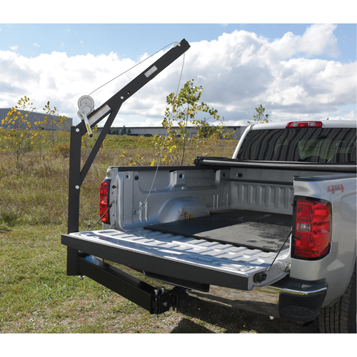 Grue &agrave; fl&egrave;che pour camion mont&eacute;e sur barre d''attelage, Capacit&eacute; de 600 lb (0,3 tonne), Limite de 84-5/8" Seaboard Timber Mart
