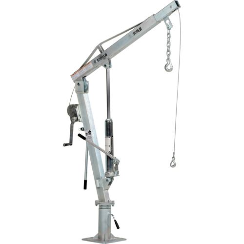 Grue &agrave; fl&egrave;che pour camion actionn&eacute;e par treuil, Capacit&eacute; de 500 lb (0,25 tonne), Limite de 99" Seaboard Timber Mart