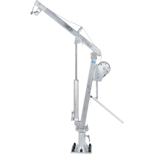 Winch Operated Truck Jib Crane, 1000 lbs. (0.5 tons) Capacity, 97" Max. Clearance Seaboard Timber Mart