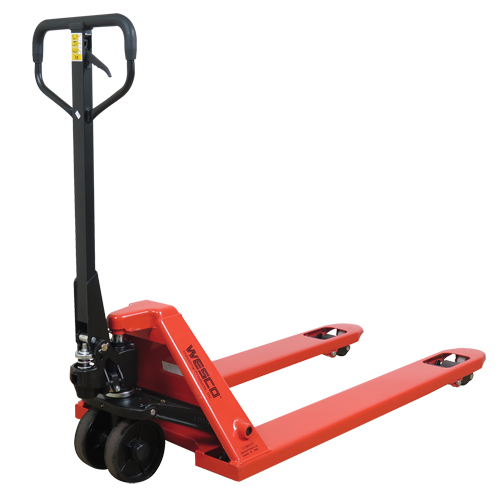 Pallet Truck, Steel, 48" L x 27" W, 5500 lbs. Capacity Seaboard Timber Mart