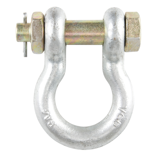 Bolt Type Anchor Shackle, 1/4", Bolt Type, Hot Dip Galvanized Seaboard Timber Mart