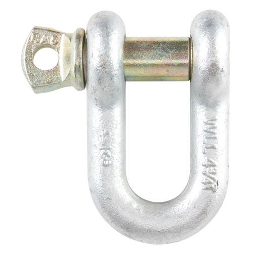 Screw Pin Chain Shackle, 3/8", Screw Pin, Hot Dip Galvanized Seaboard Timber Mart