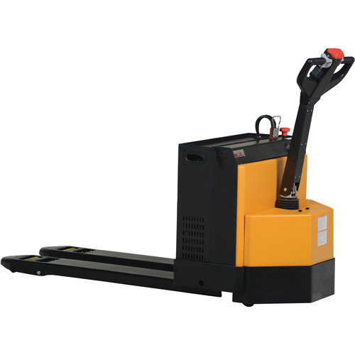 Fully Powered Electric Pallet Truck, 4500 lbs. Cap., 48" L x 30.25" W Seaboard Timber Mart