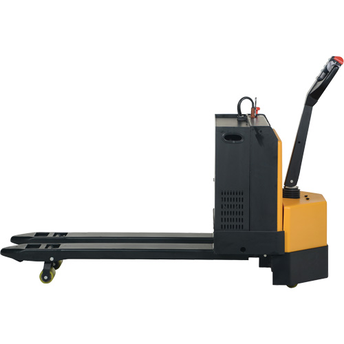 Fully Powered Electric Pallet Truck, 4500 lbs. Cap., 48" L x 30.25" W Seaboard Timber Mart