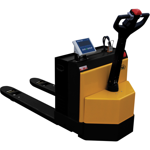 Transpalette &eacute;lectrique motoris&eacute; a/balance, Capacit&eacute; 4500 lb, 48" lo x 30,25" la Seaboard Timber Mart