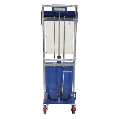 Gerbeur Hefti-Lift, M&eacute;canisme Pompe au pied, Capacit&eacute; de 880 lb, Levage max de 59" Seaboard Timber Mart
