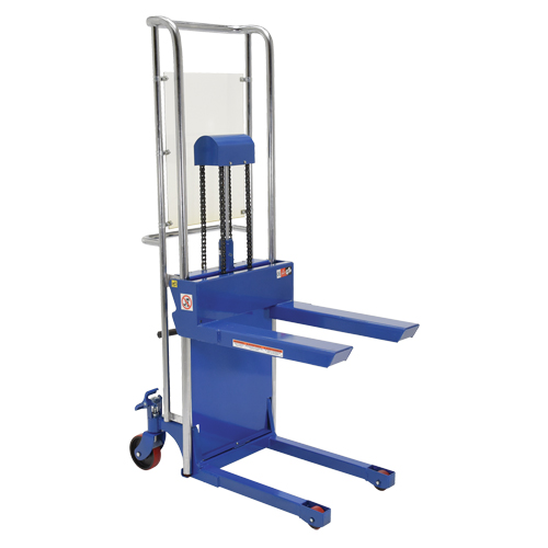 Gerbeur Hefti-Lift, M&eacute;canisme Pompe au pied, Capacit&eacute; de 880 lb, Levage max de 59" Seaboard Timber Mart