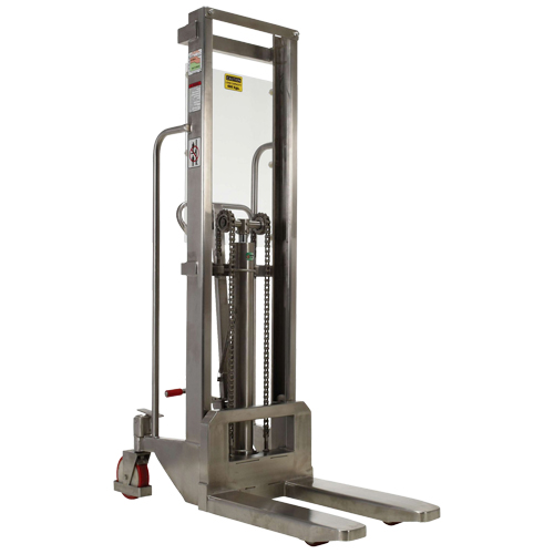 Gerbeur Hefti-Lift, M&eacute;canisme Pompe au pied, Capacit&eacute; de 880 lb, Levage max de 59" Seaboard Timber Mart