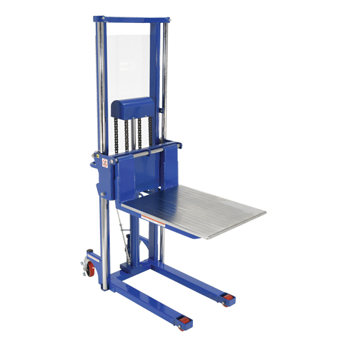 Gerbeur Hefti-Lift, M&eacute;canisme Pompe au pied, Capacit&eacute; de 1500 lb, Levage max de 63" Seaboard Timber Mart