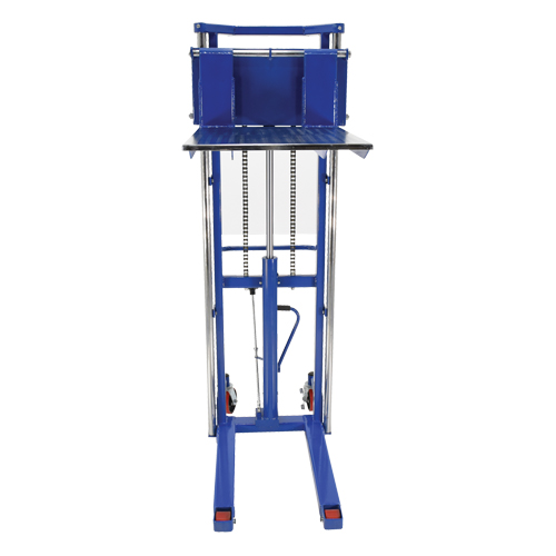 Gerbeur Hefti-Lift, M&eacute;canisme Pompe au pied, Capacit&eacute; de 1500 lb, Levage max de 63" Seaboard Timber Mart
