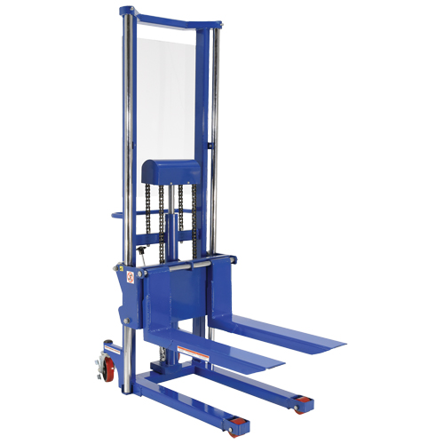 Gerbeur Hefti-Lift, M&eacute;canisme Pompe au pied, Capacit&eacute; de 1500 lb, Levage max de 63" Seaboard Timber Mart