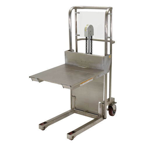 Gerbeur Hefti-Lift, M&eacute;canisme Pompe au pied, Capacit&eacute; de 450 lb, Levage max de 45-5/8" Seaboard Timber Mart