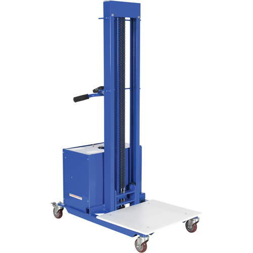 Gerbeur &agrave; levage rapide, M&eacute;canisme &eacute;lectrique, Capacit&eacute; de 400 lb, Levage max de 57" Seaboard Timber Mart