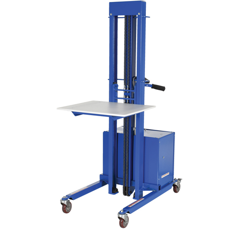 Gerbeur &agrave; levage rapide, M&eacute;canisme &eacute;lectrique, Capacit&eacute; de 400 lb, Levage max de 57" Seaboard Timber Mart