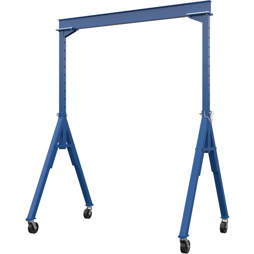 Adjustable Height Gantry Crane, 10' L, 2000 lbs. (1 tons) Capacity Seaboard Timber Mart