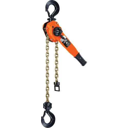 Series 653-A Ratchet Lever Hoist, 5' Lift, 6000 lbs. (3 tons) Capacity, Steel Chain Seaboard Timber Mart