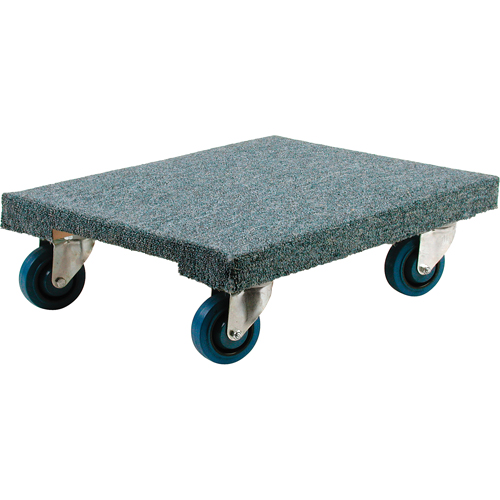 Wood Dollies - Heavy-Duty, Rubber Wheels, 1400 lbs. Capacity, 18" W x 24" D x 7" H Seaboard Timber Mart