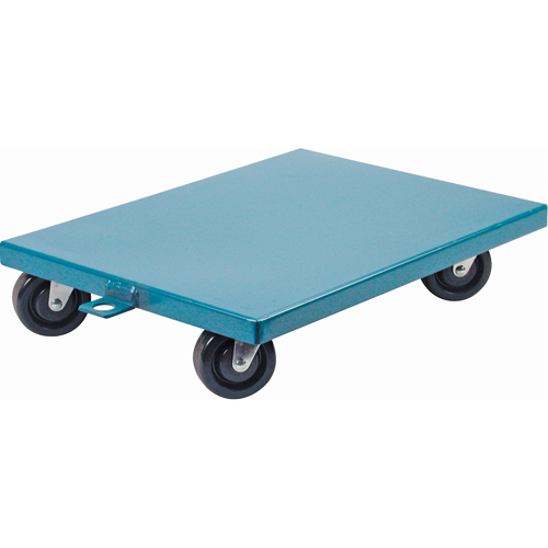 Steel Deck Dollies, 18" W x 24" D x 7" H, 1200 lbs. Capacity Seaboard Timber Mart