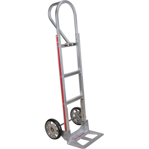Knocked Down Hand Truck, P-Handle Handle, Aluminum, 52" Height, 500 lbs. Capacity Seaboard Timber Mart
