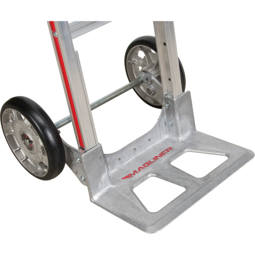 Knocked Down Hand Truck, P-Handle Handle, Aluminum, 52" Height, 500 lbs. Capacity Seaboard Timber Mart