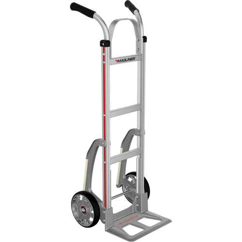 Knocked Down Hand Truck, Dual Handle, Aluminum, 48" Height, 500 lbs. Capacity Seaboard Timber Mart