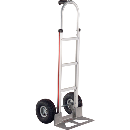 Knocked Down Hand Truck, Single Grip Handle, Aluminum, 52" Height, 500 lbs. Capacity Seaboard Timber Mart