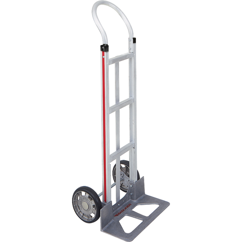 Knocked Down Hand Truck, Continuous Handle, Aluminum, 48" Height, 500 lbs. Capacity Seaboard Timber Mart