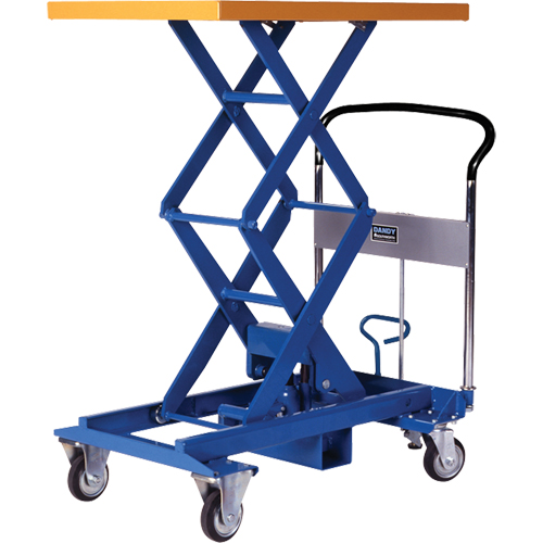 Table &eacute;l&eacute;vatrice &agrave; ciseaux Dandy Lift, 34-4/5" lo x 23-3/5" la, Acier, Capacit&eacute; 770 lb Seaboard Timber Mart