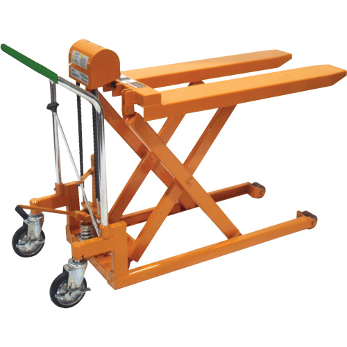Dandy Lift Scissor Fork Lift Table, 37.1" L x 19.7" W, Steel, 1100 lbs. Capacity Seaboard Timber Mart