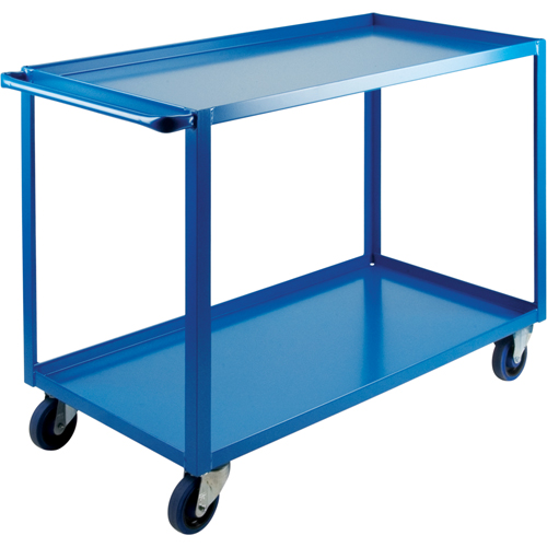Heavy-Duty Shelf Carts, 2 Tiers, 24" W x 36" H x 51" D, 1200 lbs. Capacity Seaboard Timber Mart