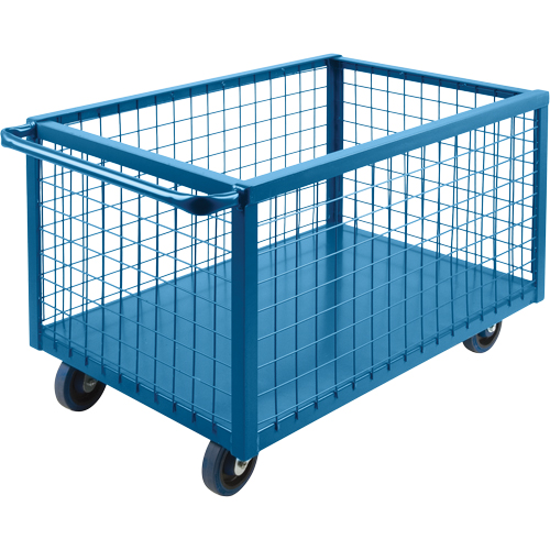 Wire Mesh Box Truck, Steel, 39" L x 24" W x 31.5" H, 12 cu. ft. Volume, 1200 lbs. Capacity Seaboard Timber Mart