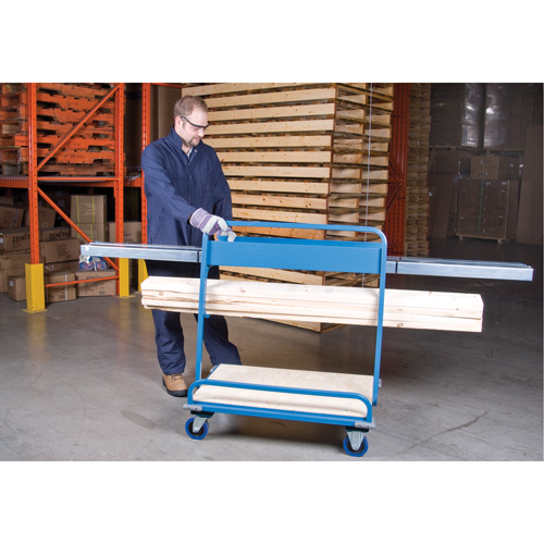 Chariots pour mat&eacute;riaux de construction, 39" x 26" x 45", Capacit&eacute; 1200 lb Seaboard Timber Mart