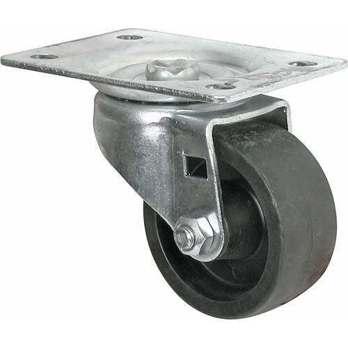Light-Duty Caster, Swivel, 2-1/2" (63.5 mm), Polyolefin, 200 lbs. (91 kg.) Seaboard Timber Mart