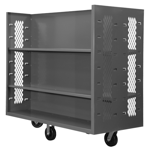 Chariots en treillis m&eacute;tallique, Acier, 30" x 54" x 60", Capacit&eacute; 1500 lb Seaboard Timber Mart