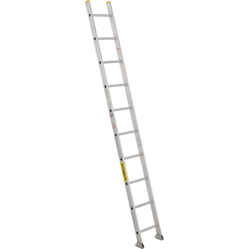 Industrial Heavy-Duty Straight Ladders, 10', Aluminum, 300 lbs., CSA Grade 1A Seaboard Timber Mart