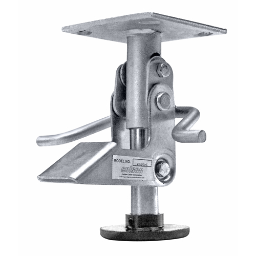 Heavy-Duty Floor Lock Brake, 9-23/32" Extended Height, 8-5/8" Retracted Height Seaboard Timber Mart