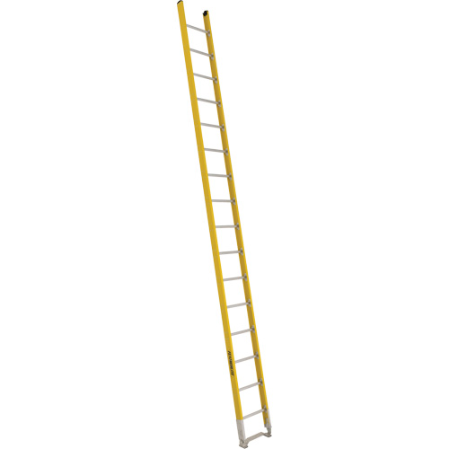 Single Section Straight Ladder - 6100 Series, 16', Fibreglass, 375 lbs., CSA Grade 1AA Seaboard Timber Mart