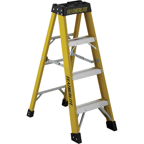 Industrial Heavy-Duty Stepladders (6900 Series), 4', Fibreglass, 300 lbs. Capacity, Type 1A Seaboard Timber Mart