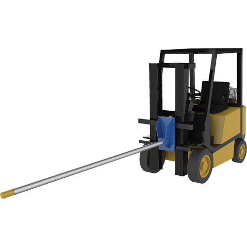 Forklift Carpet Boom, 108-1/2" Length, Carriage Mount, 2500 lbs. Capacity Seaboard Timber Mart