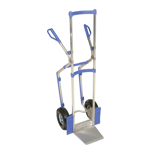 Ergonomic Hand Truck, Combination Handle, Aluminum, 52" Height, 350 lbs. Capacity Seaboard Timber Mart